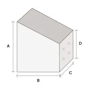 Wedge Seat Fibre Cushion