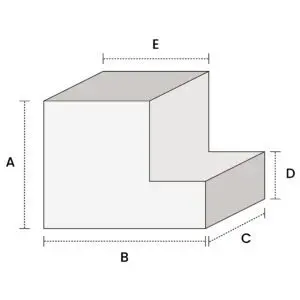 L Seat Fibre Cushion