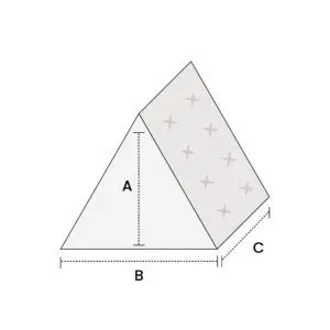 Triangle Fibre Cushion