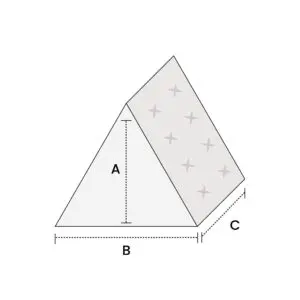 Triangle Fibre Cushion