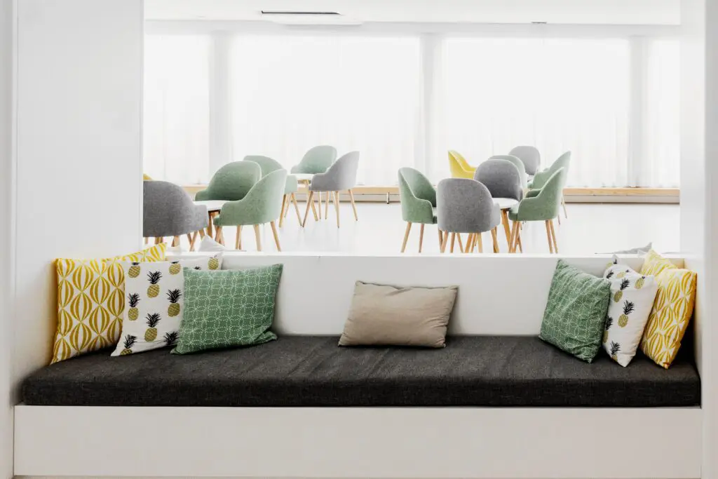 tables and chairs