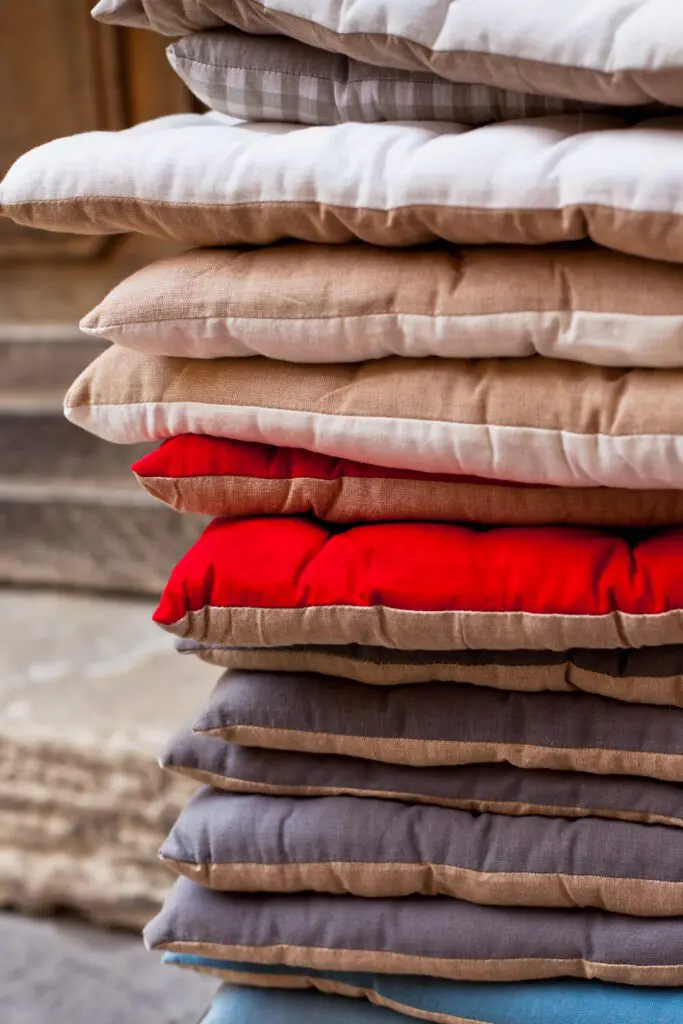 stack of pillows